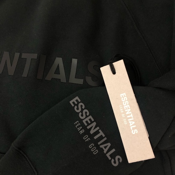 Fear of God ESSENTIALS black hoodie xs - Picture 3 of 5
